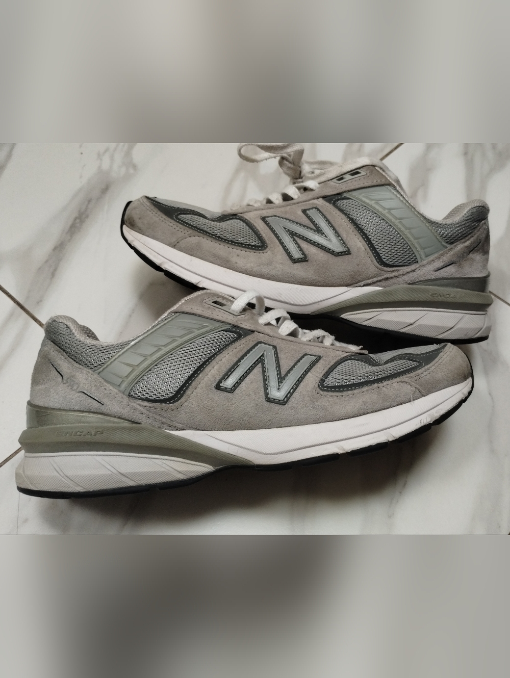 New Balance 990v5 Made In USA Grey M990GL5 Men's Size 9 4E